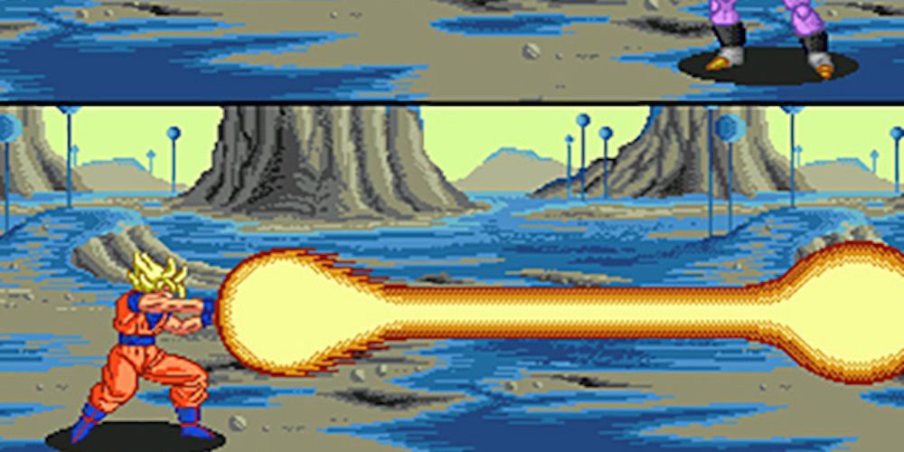 Games Dragon Ball Z Genesis Goku Ki Split-Screen