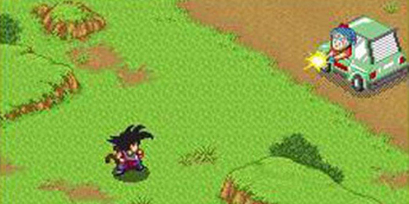 Games Dragon Ball Z - Super Goku Den — Totsugeki-Hen Goku Bulma Encounter