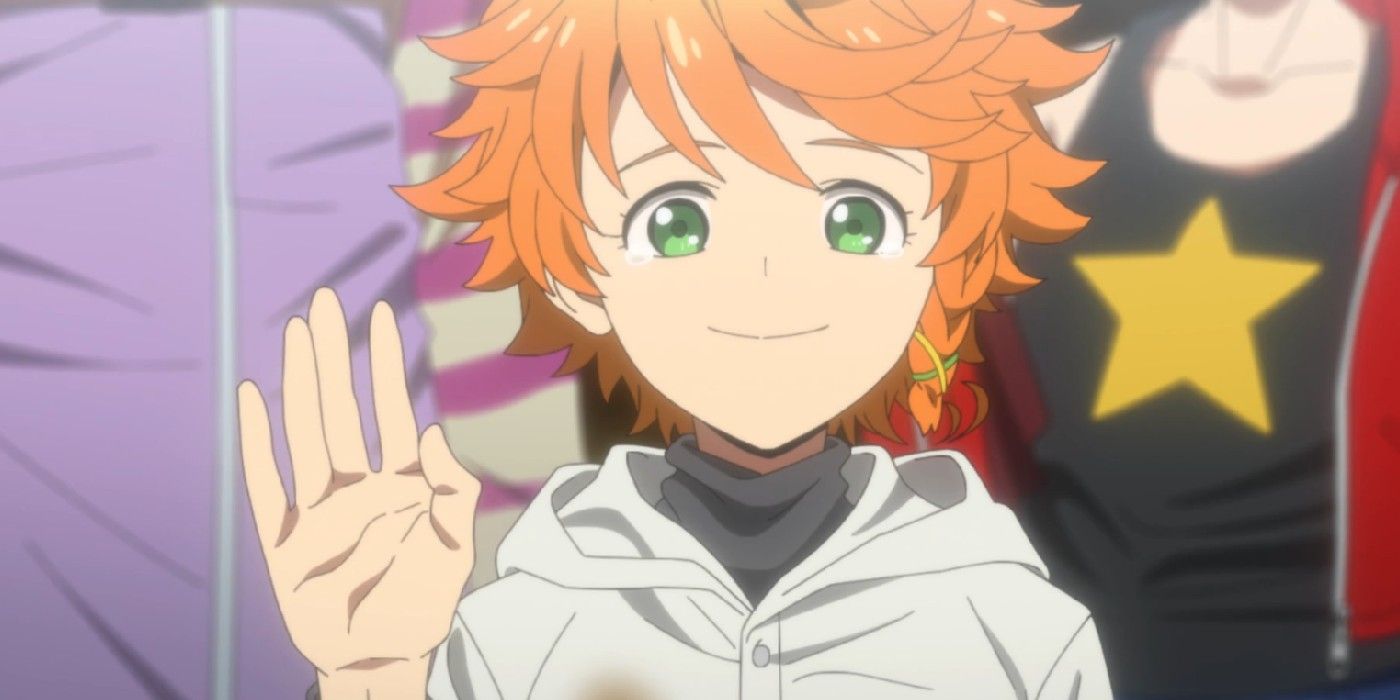 Emma Waves Goodbye In The Promised Neverland
