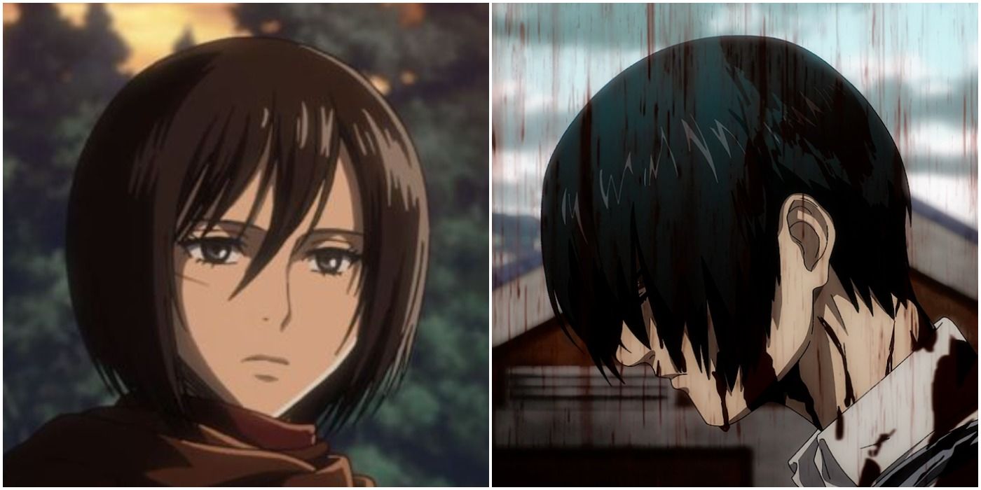 Attack on Titan _ Mikasa _ Cropped Images