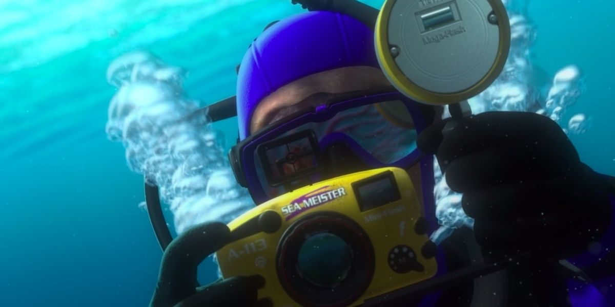 Disney Pixar's Finding Nemo, A113 on underwater camera