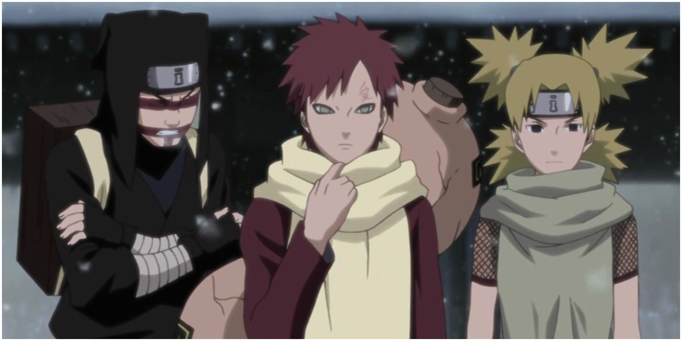 Gaara and His Siblings Heading To The 5 Kage Summit