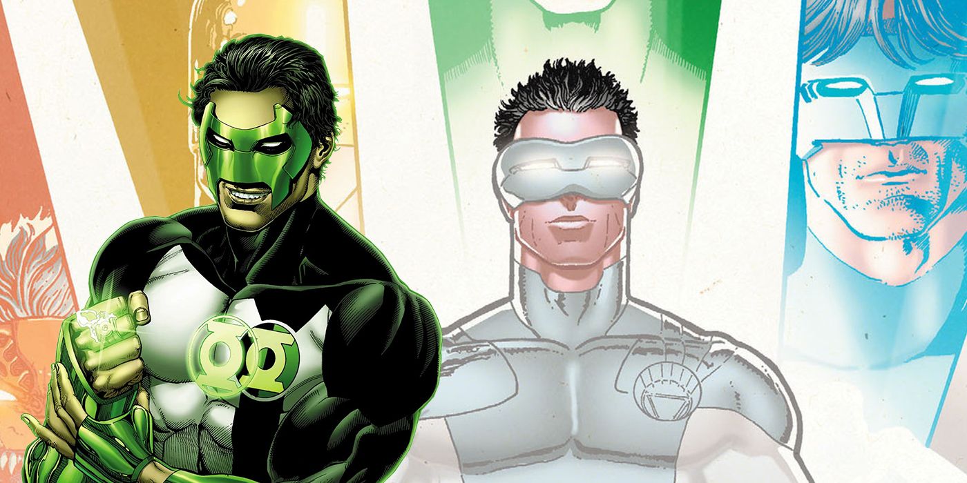Kyle Rayner as both the Green and White Lantern in DC Comics