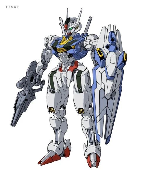 Gundam Aerial Line Art