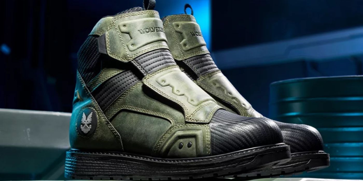 Wolverine boots inspired by Halo's Master Chief
