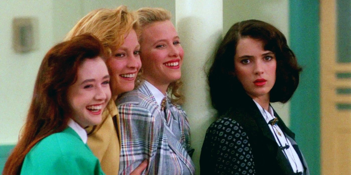 The three Heathers and Veronica in Heathers