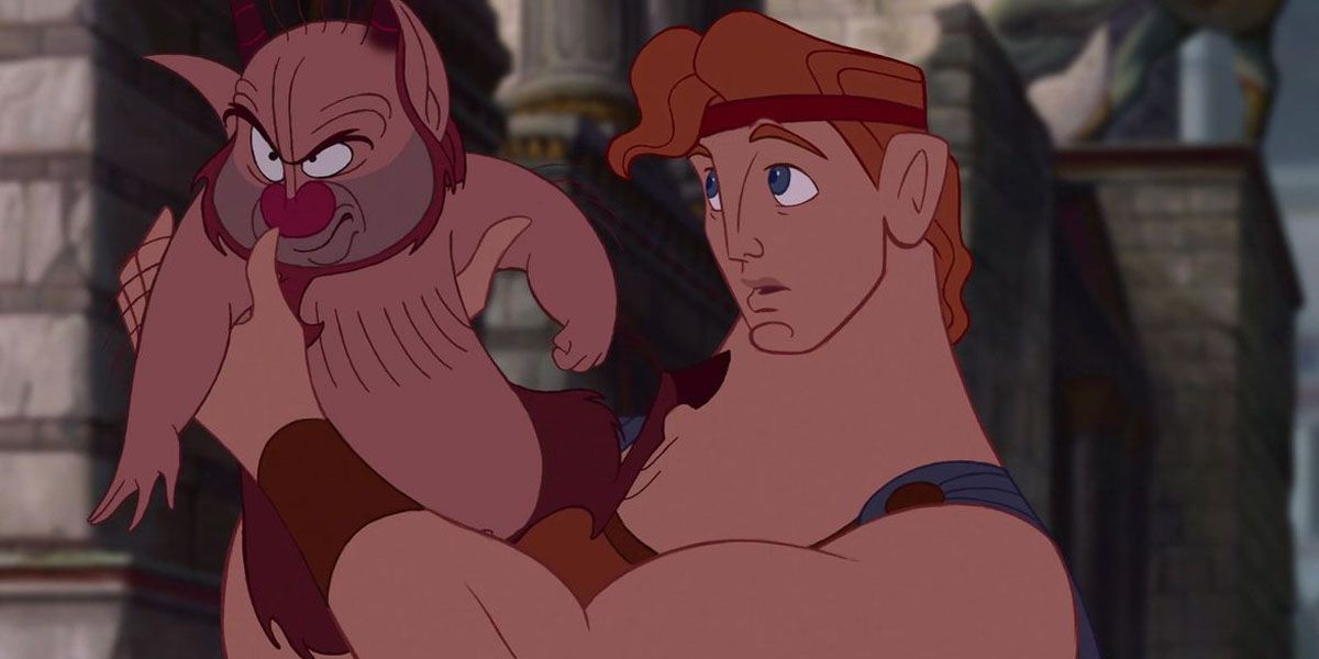 Hercules holds Phil up