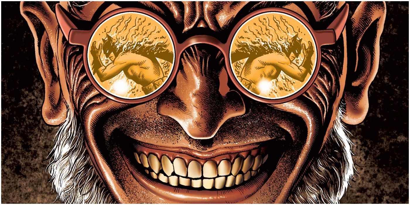 Hugo Strange smiling on a DC Comics cover