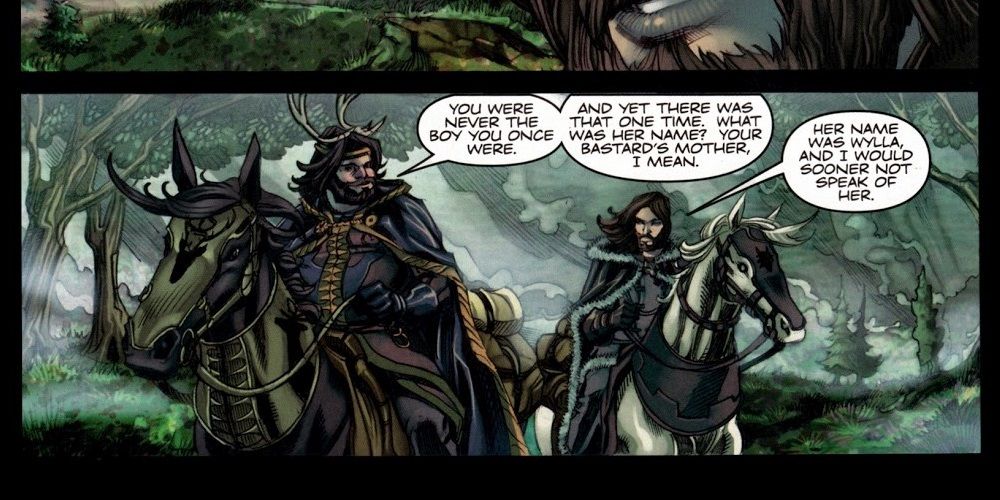 10 Original Scenes From The Game Of Thrones Comics