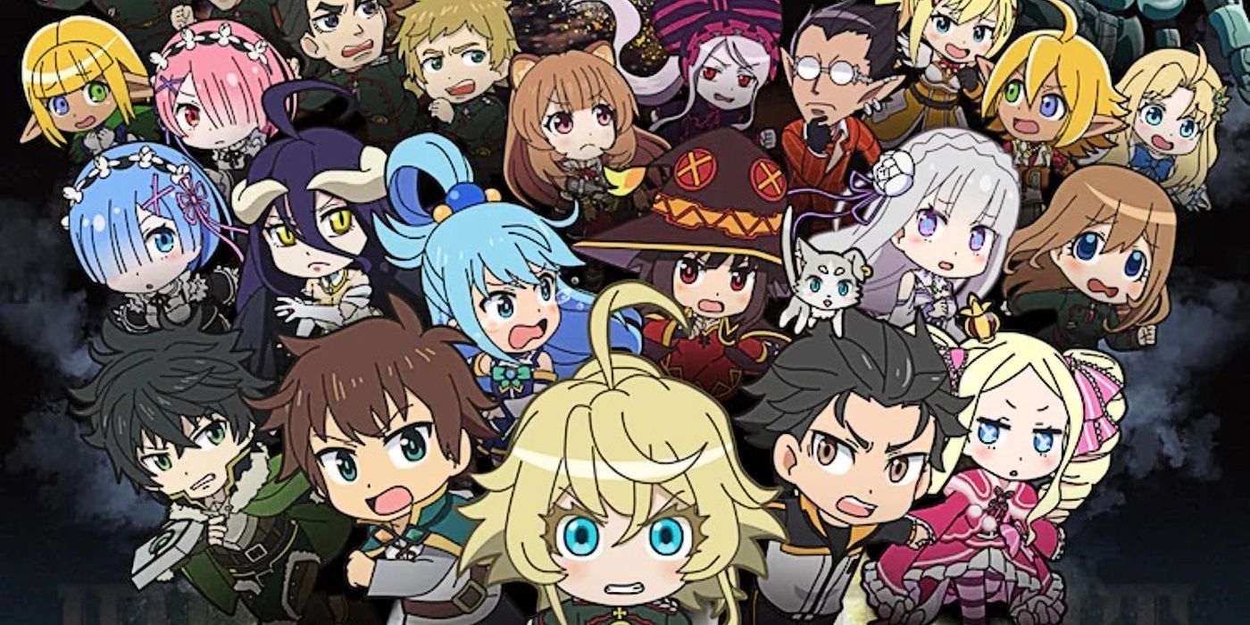All characters have appeared in the Isekai Quartet.