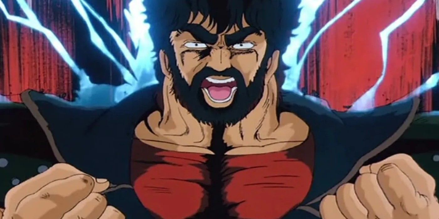 Kenshiro summons his power in Fist of the North Star