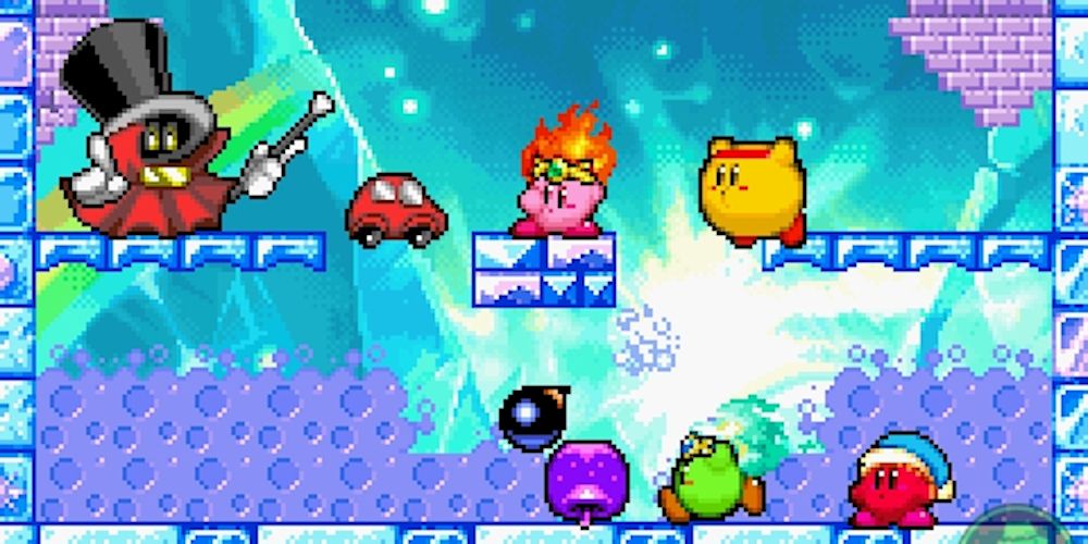 GBA Kirby And The Amazing Mirror Boss
