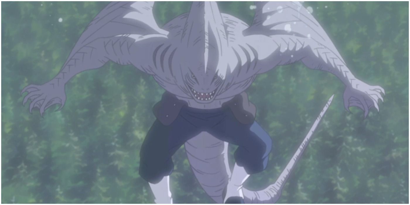 Kisame Fused With Samehada in Naruto