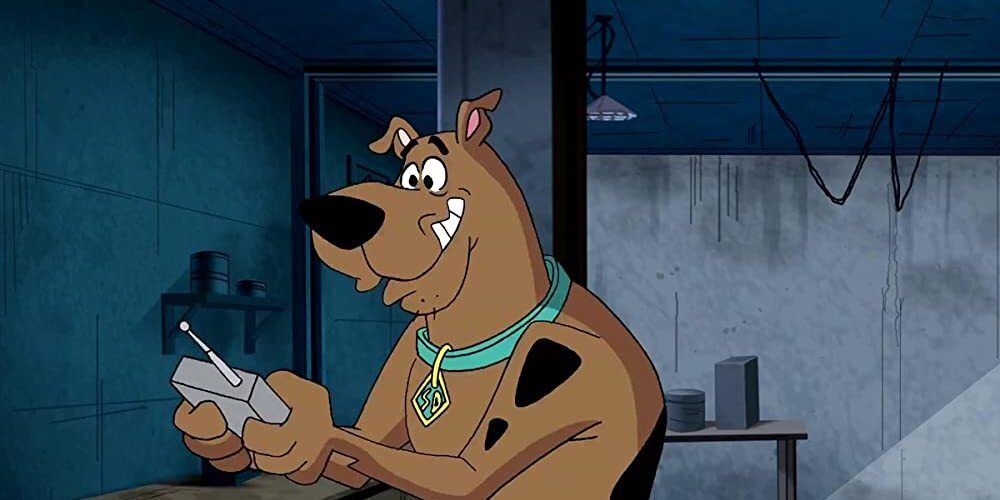 Scooby-Doo Holding a remote