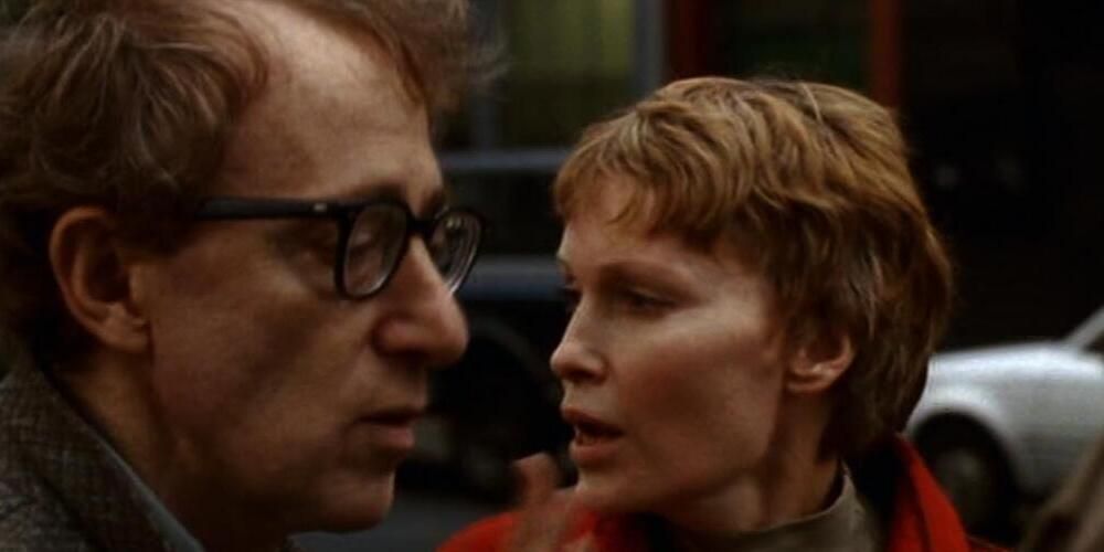 Mia Farrow and Woody Allen in Husbands and Wives