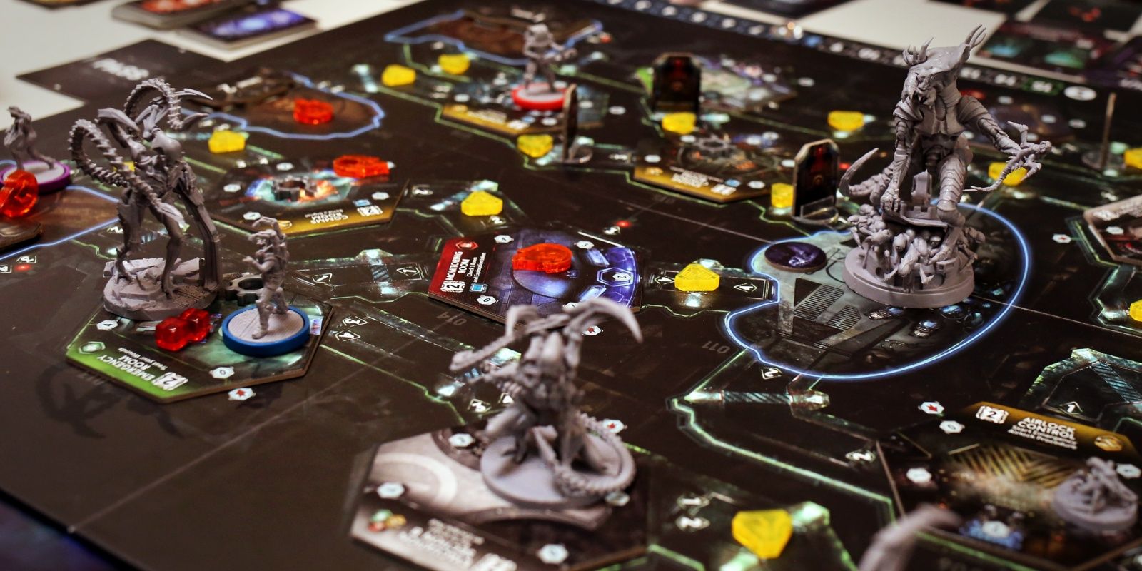Nemesis Board Game Being Played On The Table