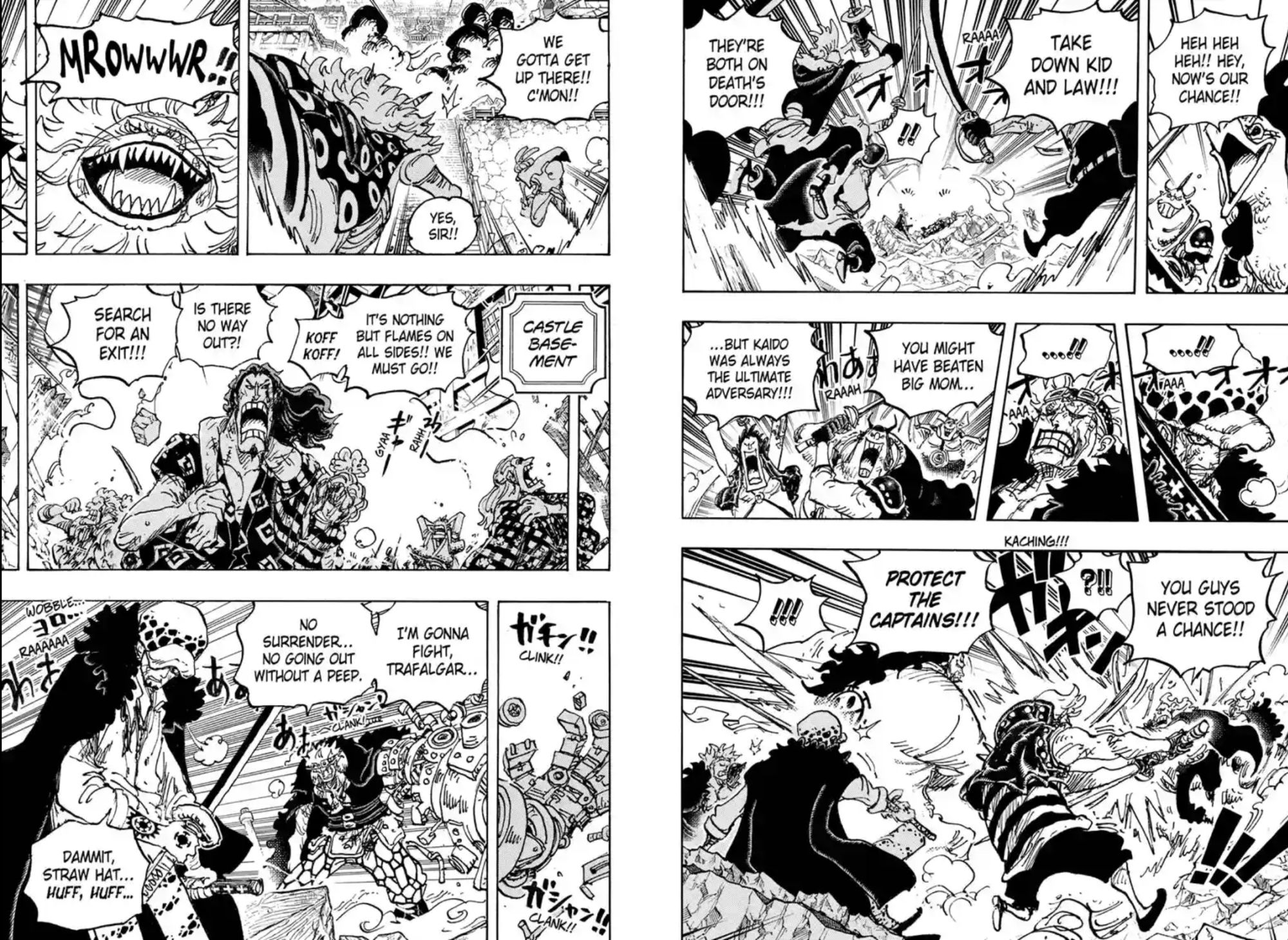 One Piece Chapter 1043 Kid Law Weakened