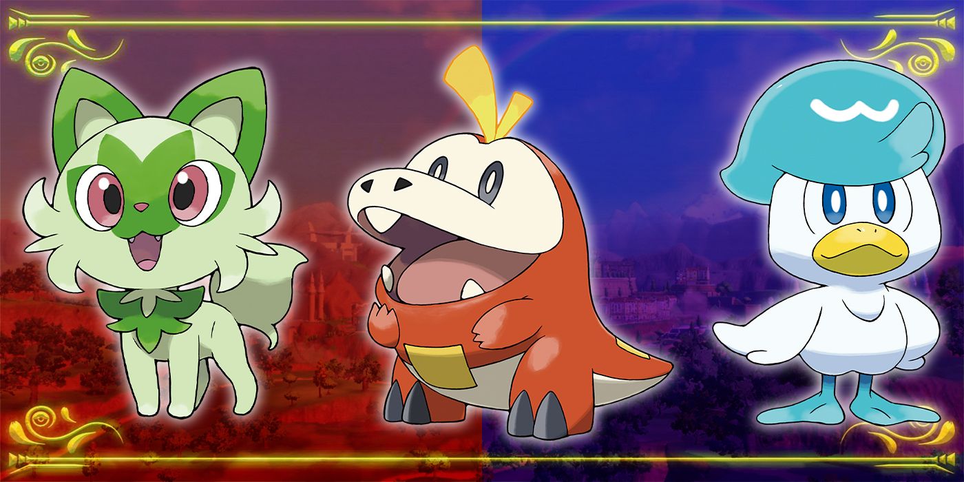 pokemon scarlet violet starters