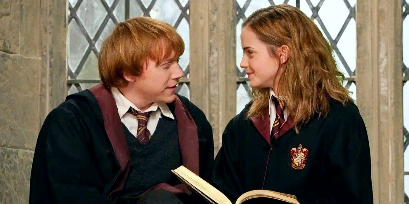 Ron and Hermione relationship in Harry Potter