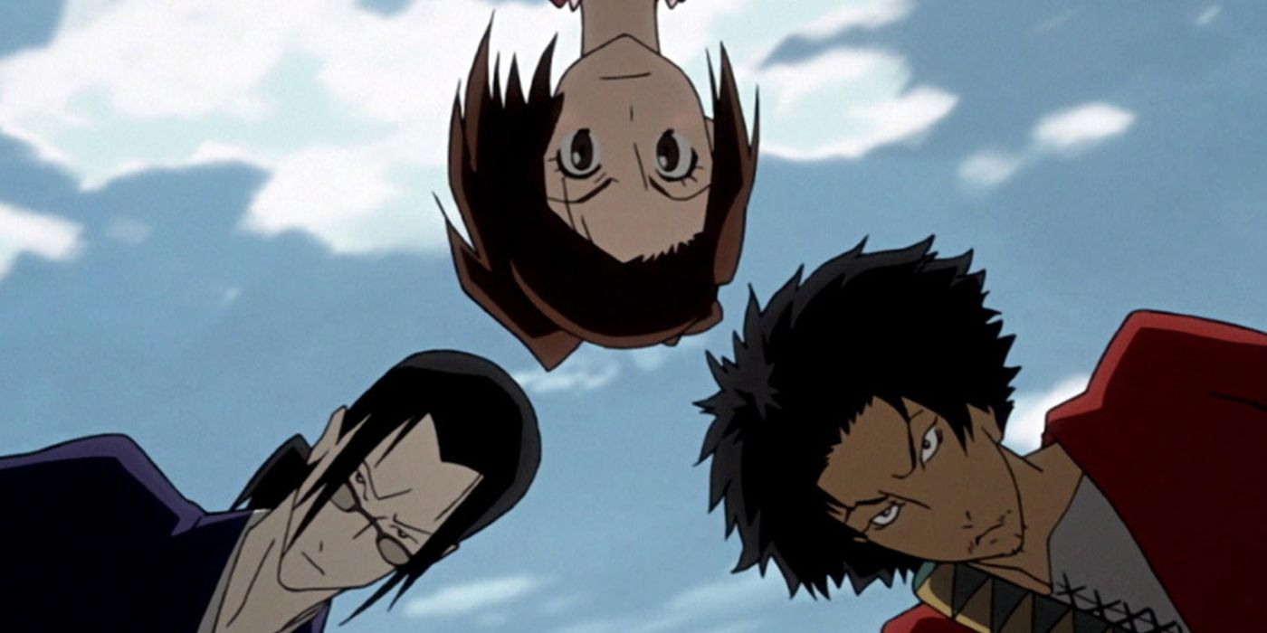 Fuu, Jin e Mugen em Samurai Champloo.