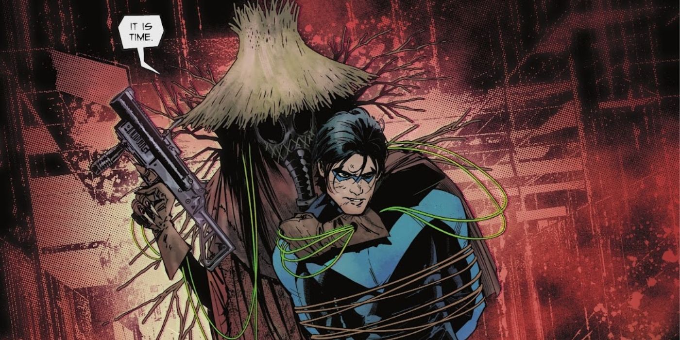 DC's Scarecrow captures Nightwing in Fear State