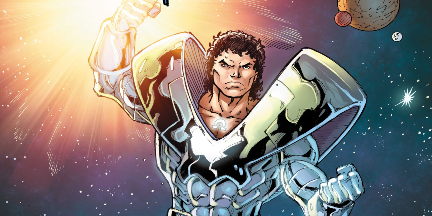 The Beyonder flying through space