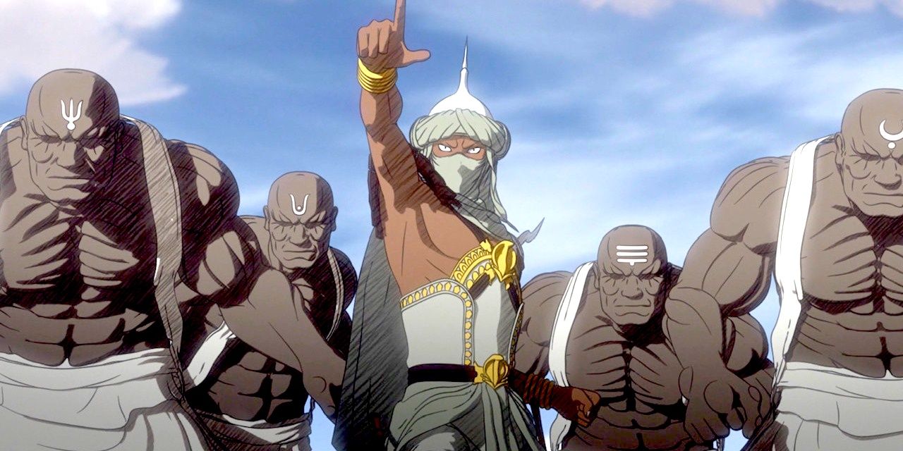 Silat commanding the Bakiraka in Berserk anime.