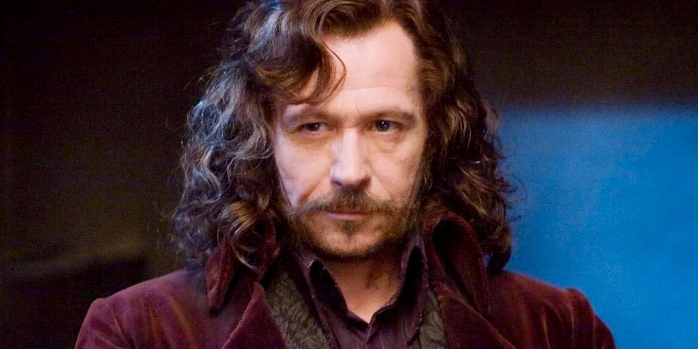 Sirius Black sorrindo em Harry Potter e a Ordem da Fênix.