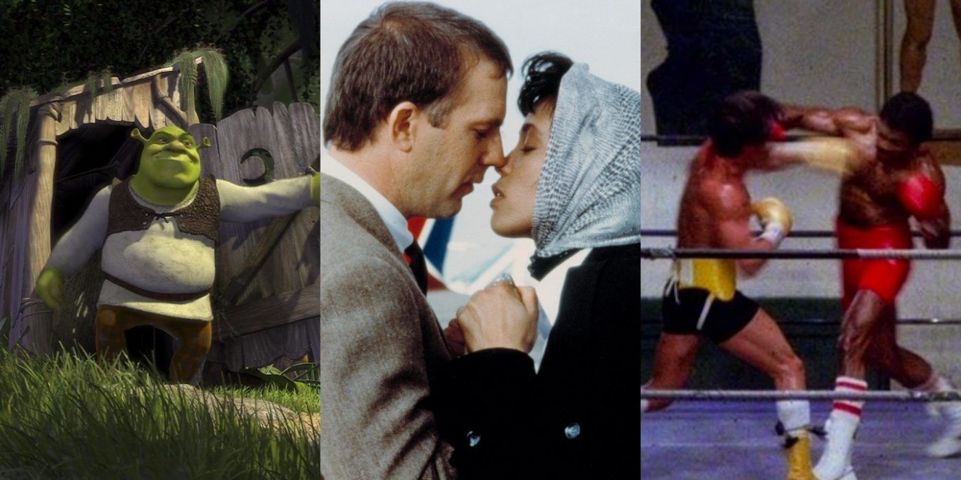 Songs promoted by movies featuring Shrek, Rocky III, and The Bodyguard