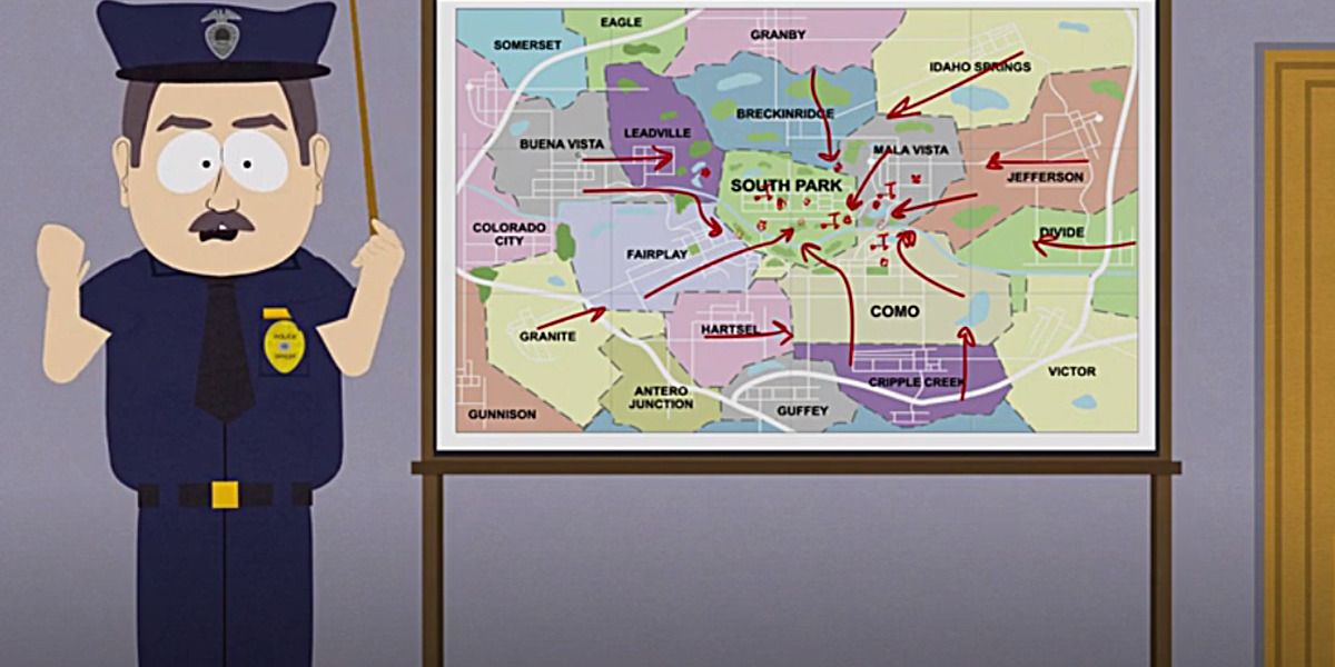 South Park map
