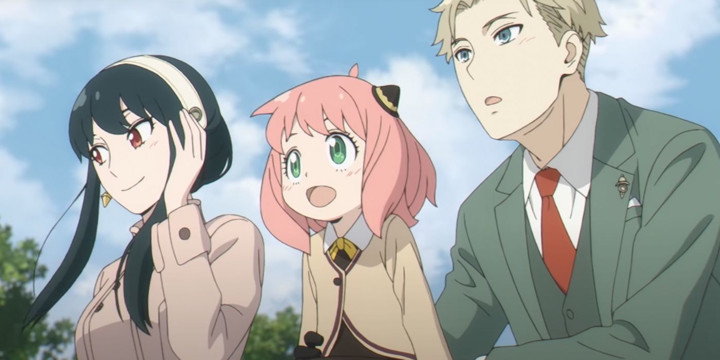 Yor, Anya and Loid Forger in the anime adaptation of Spy X Family