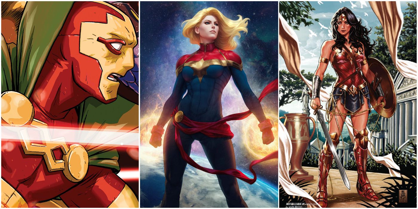 Mister Miracle, Captain Marvel, Wonder Woman