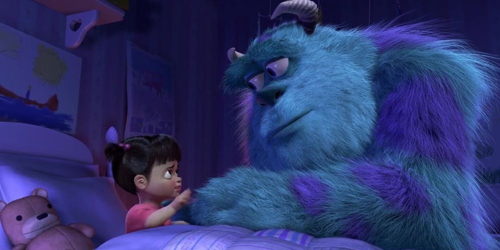 Sully and Boo say goodbye in Monsters, Inc. movie