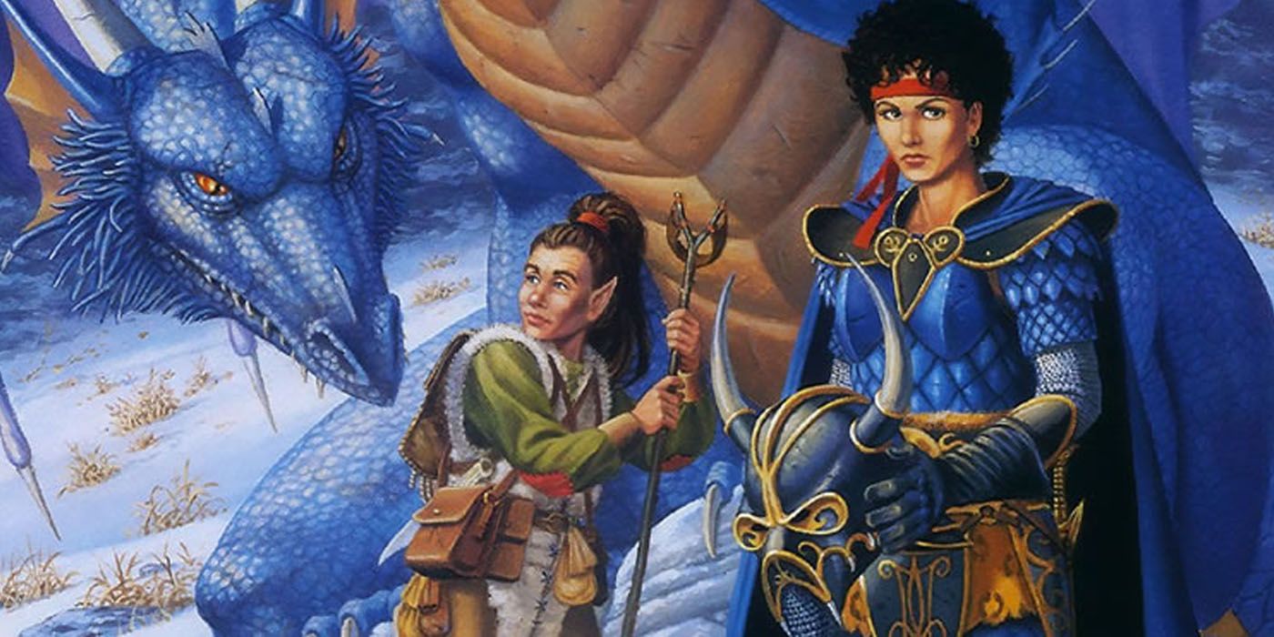 Tasslehoff and Kitiara Dragonlance