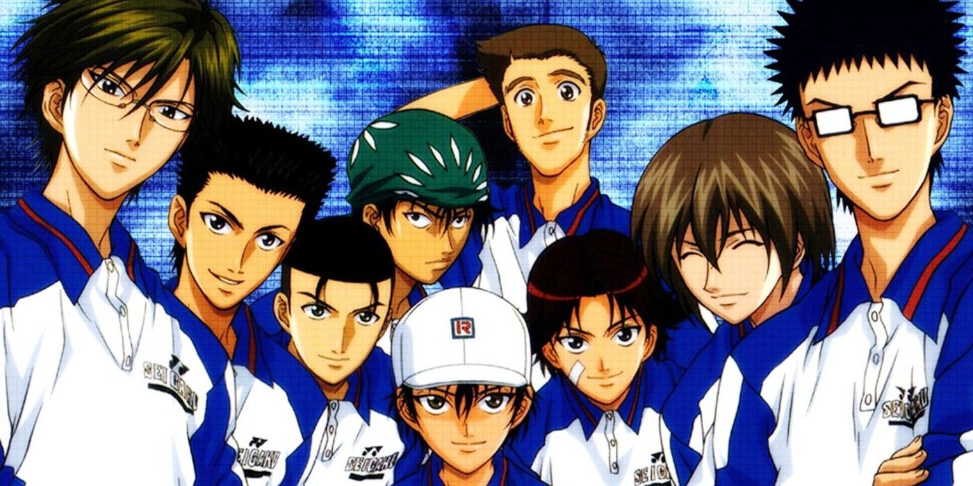 L'Équipe Seigaku Prend Une Photo De L'Équipe Dans L'Anime Prince Of Tennis