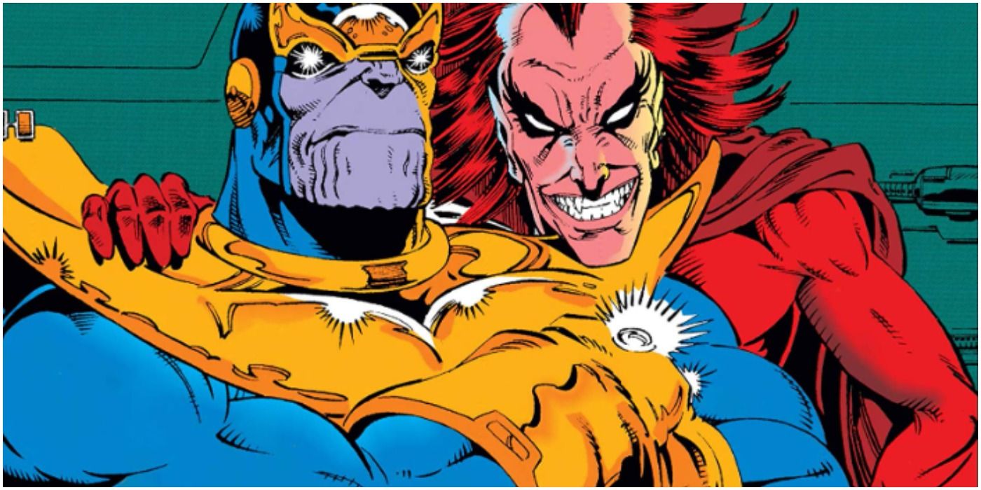 Mephisto puts arm around Thanos Marvel comics