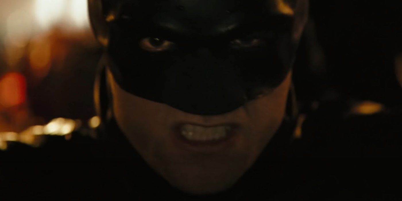 The Batman batmobile angry