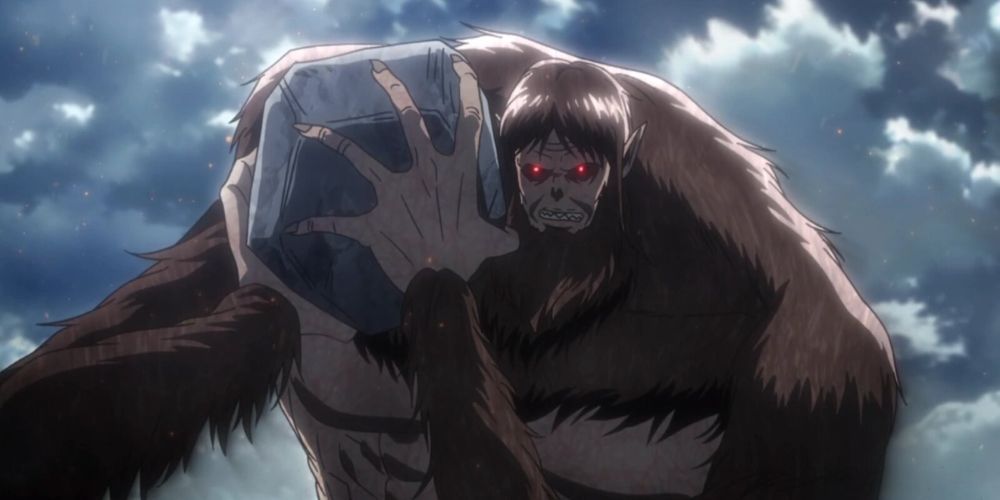 The Beast Titan with boulder