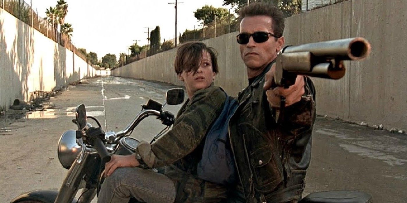 The T1000 Protects John In Terminator 2 Judgment Day