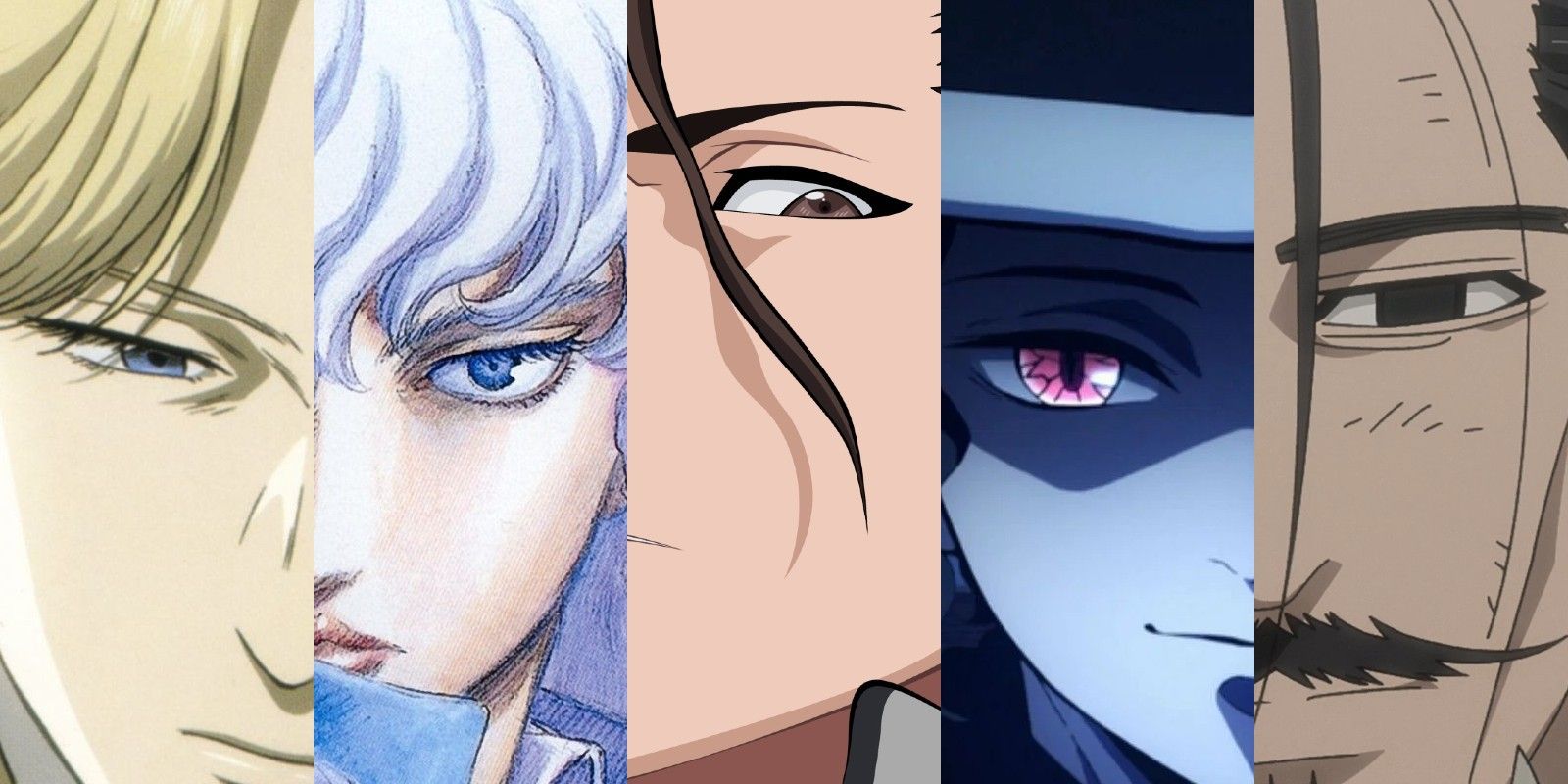 Aizen Muzan Johan Griffith Tsurumi are all villains