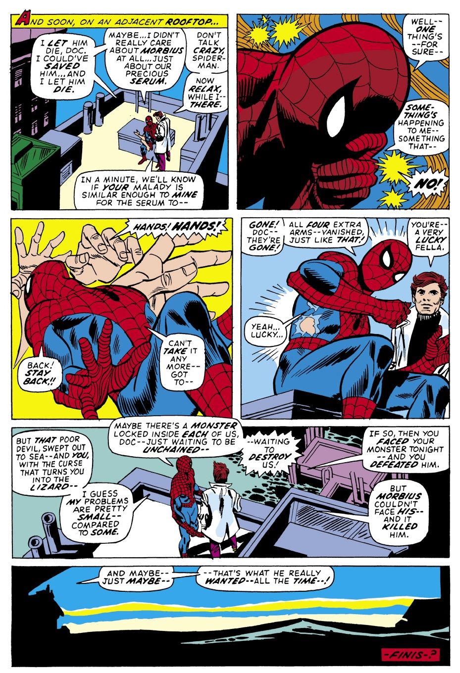 How Morbius Resolved Spider-Man's Six Arms Saga