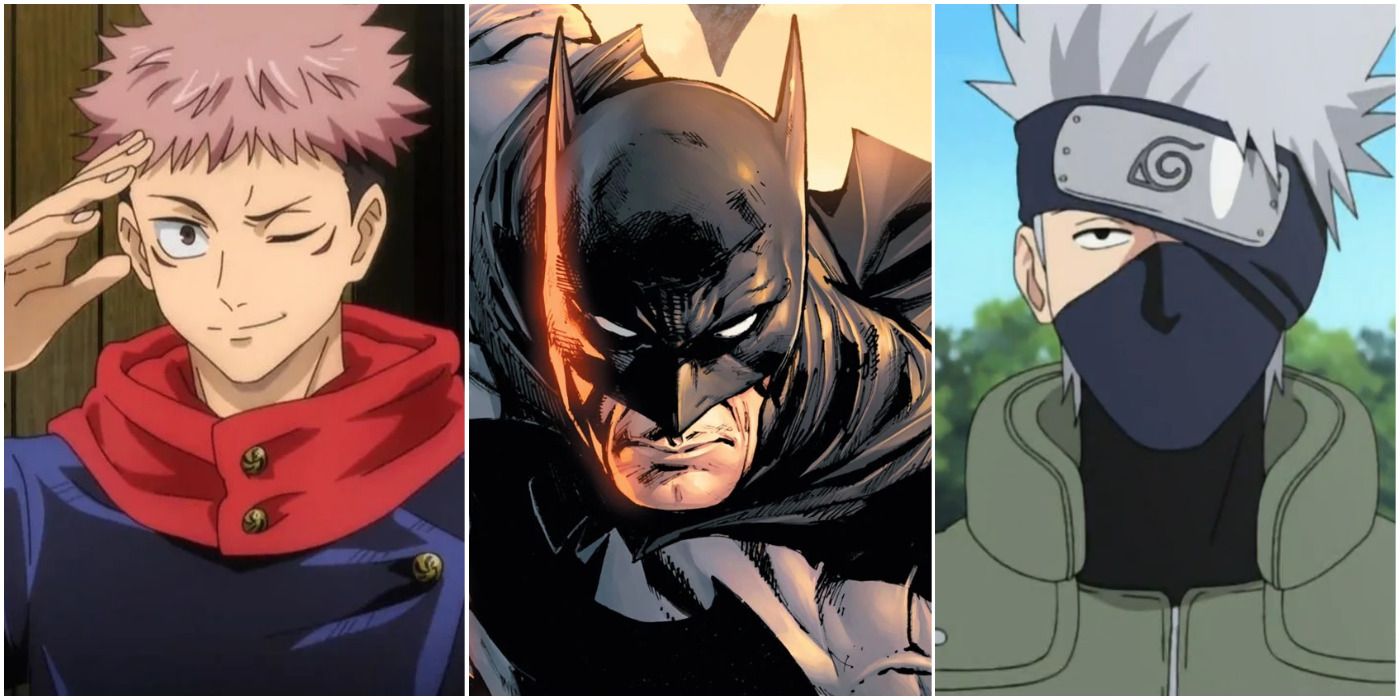 batman compared to anime heroes