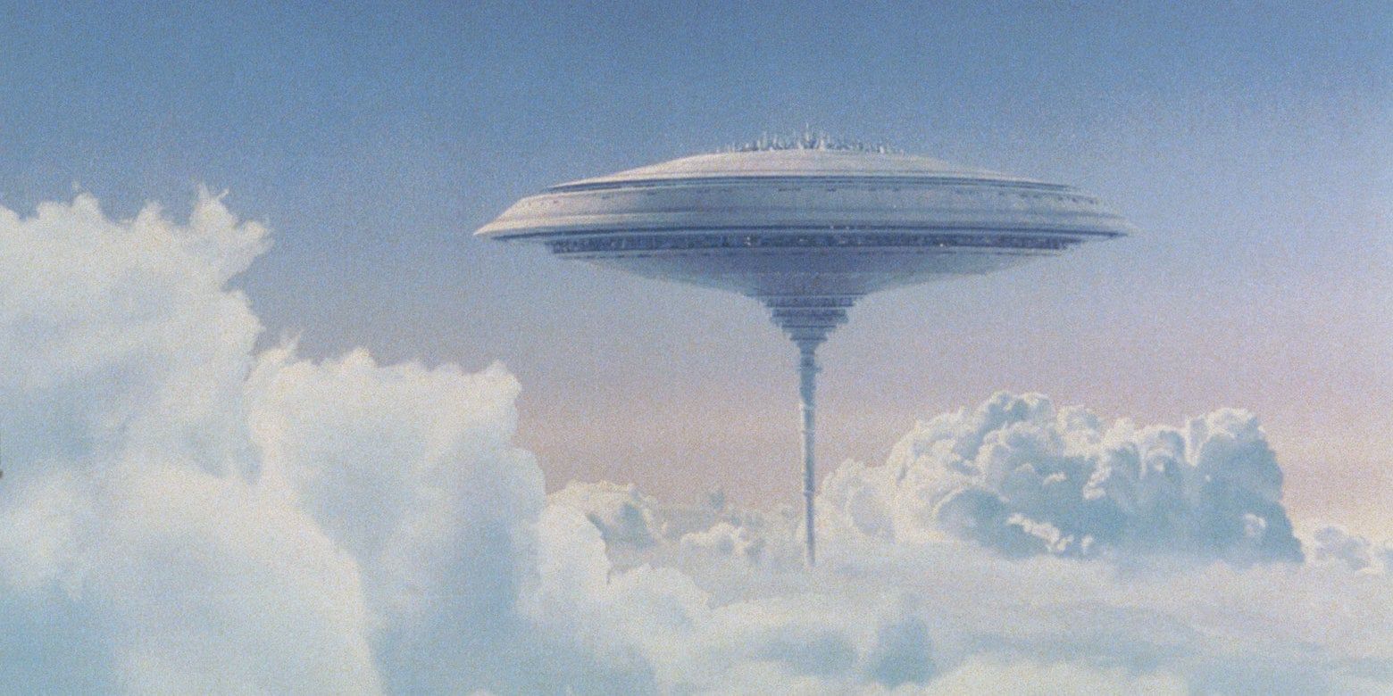 Cloud City no planeta gasoso Bespin.