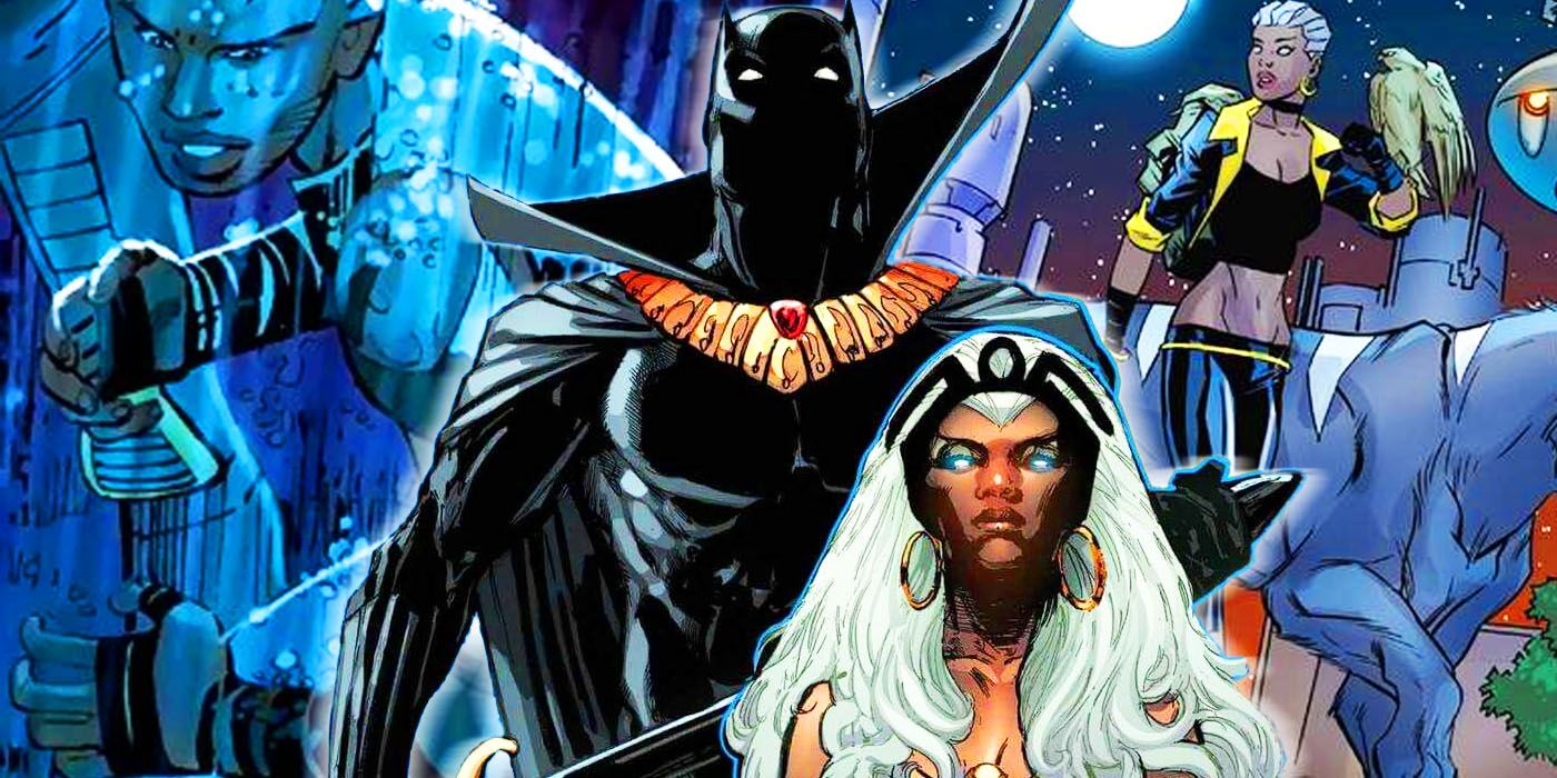 black panther and storm's kids