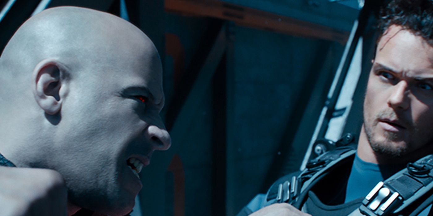 Vin Diesel in Bloodshot with Sam Heughan