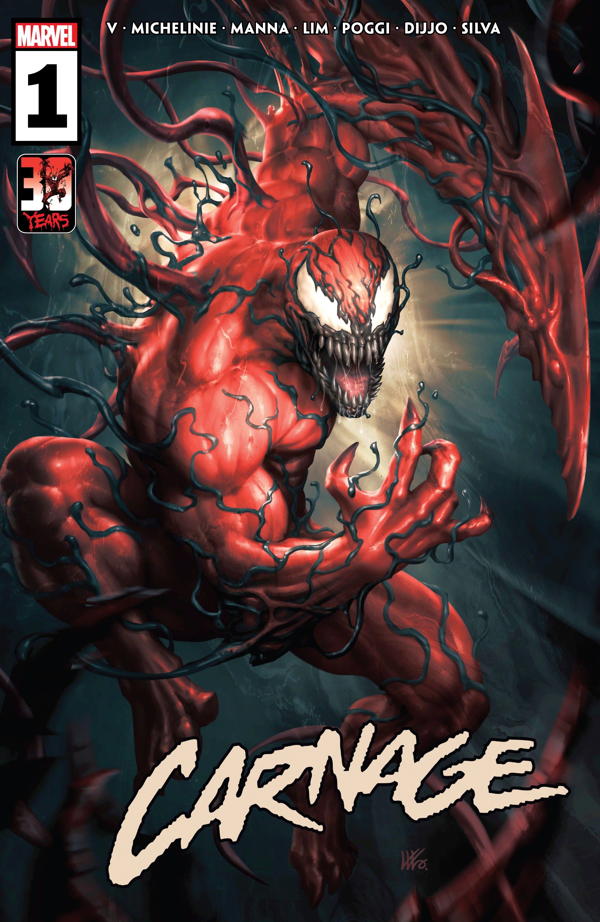 Marvel's Crimson Symbiote Meets a Brutal Serial Killer in Carnage #1 ...