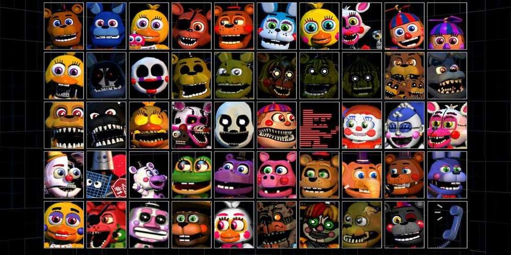 every fnaf character