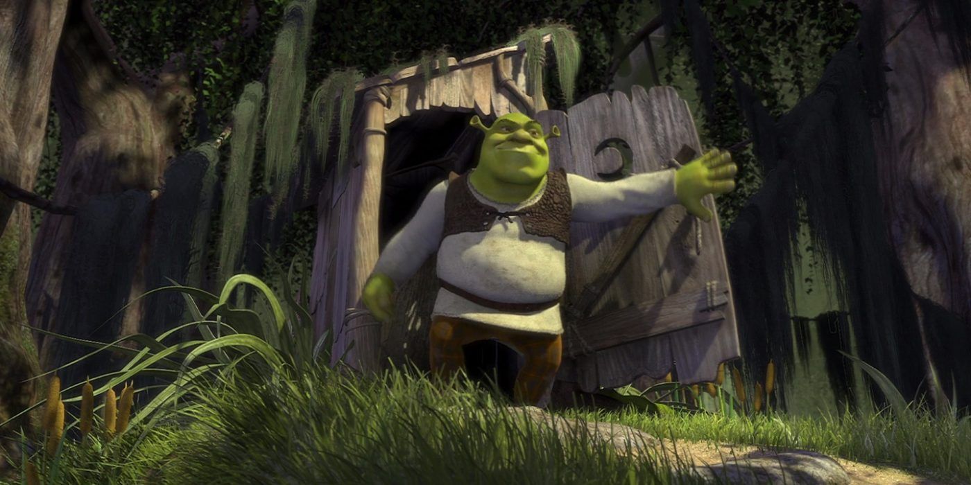 Shrek opening scene