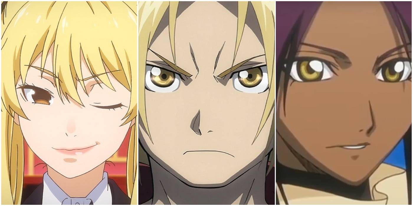 Anime golden eyes
