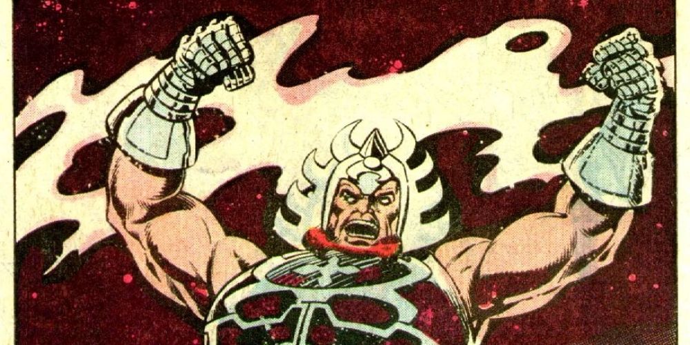Cropped comic book cover of Eternals Grom